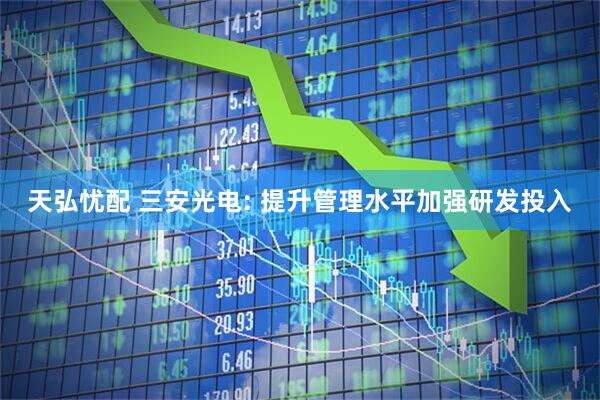 天弘忧配 三安光电: 提升管理水平加强研发投入