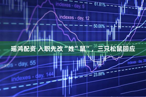 瑶鸿配资 入职先改“姓”鼠”，三只松鼠回应