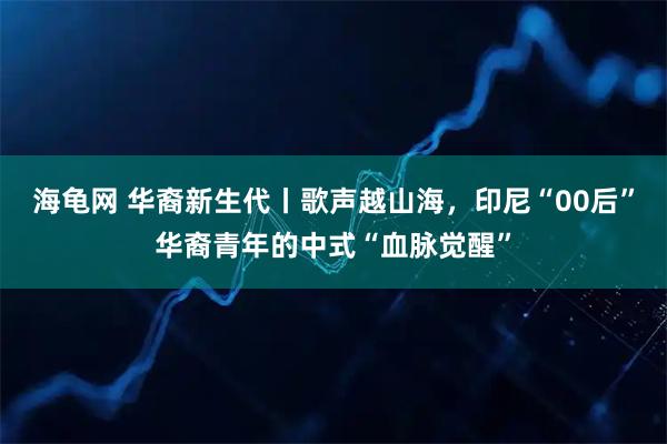 海龟网 华裔新生代丨歌声越山海，印尼“00后”华裔青年的中式“血脉觉醒”