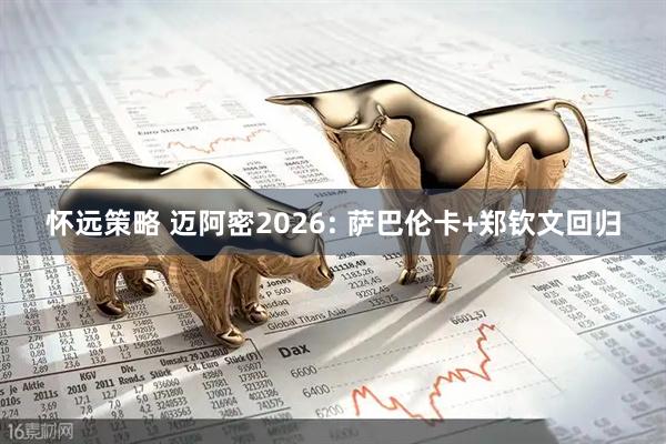 怀远策略 迈阿密2026: 萨巴伦卡+郑钦文回归