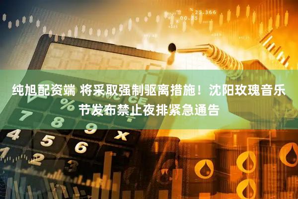纯旭配资端 将采取强制驱离措施！沈阳玫瑰音乐节发布禁止夜排紧急通告